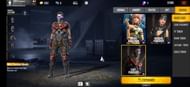 The Capt. Punisher costume bundle set in Free Fire